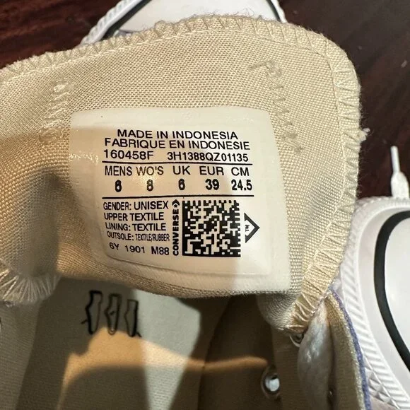 Converse Chuck Taylor low tops Light Purple color | Men’s 6 / Women’s 8 | New - Picture 4 of 6